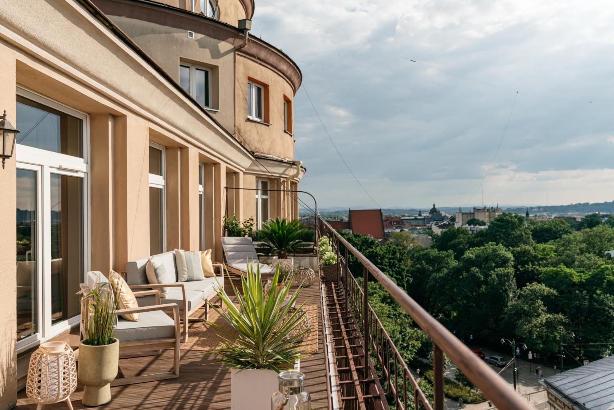 Appartement Penthouse Panorama - Loftaffair à Cracovie Extérieur photo