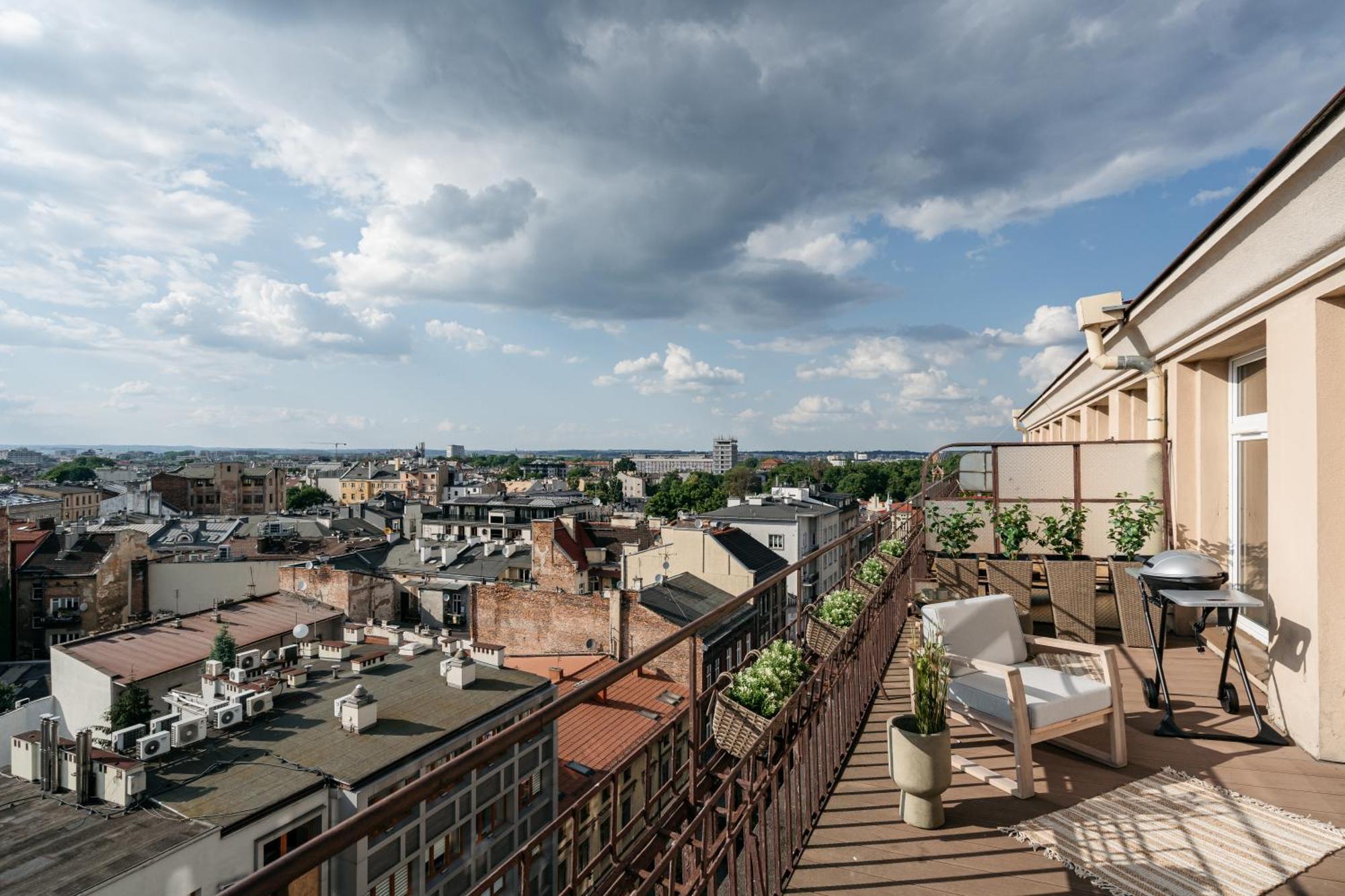 Appartement Penthouse Panorama - Loftaffair à Cracovie Extérieur photo